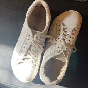 Birkenstock Cream High-Top Sneakers